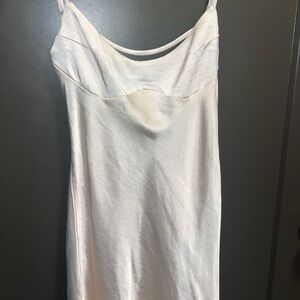 Princess Polly silk mini dress- JAZELLE MINI DRESS CHAMPAGNE